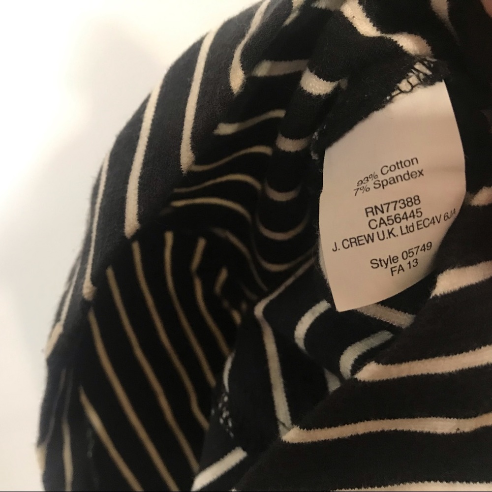 J. Crew Size 4 Dress Striped Sheath Stretch Knit - Picture 7 of 8